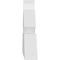 Ekena Millwork Richland Architectural Grade PVC Gable Bracket, 60"W x 10"H x 2"D x 4"F, 4/12 Pitch GBP060X10X0204RIC00 - alternate 3
